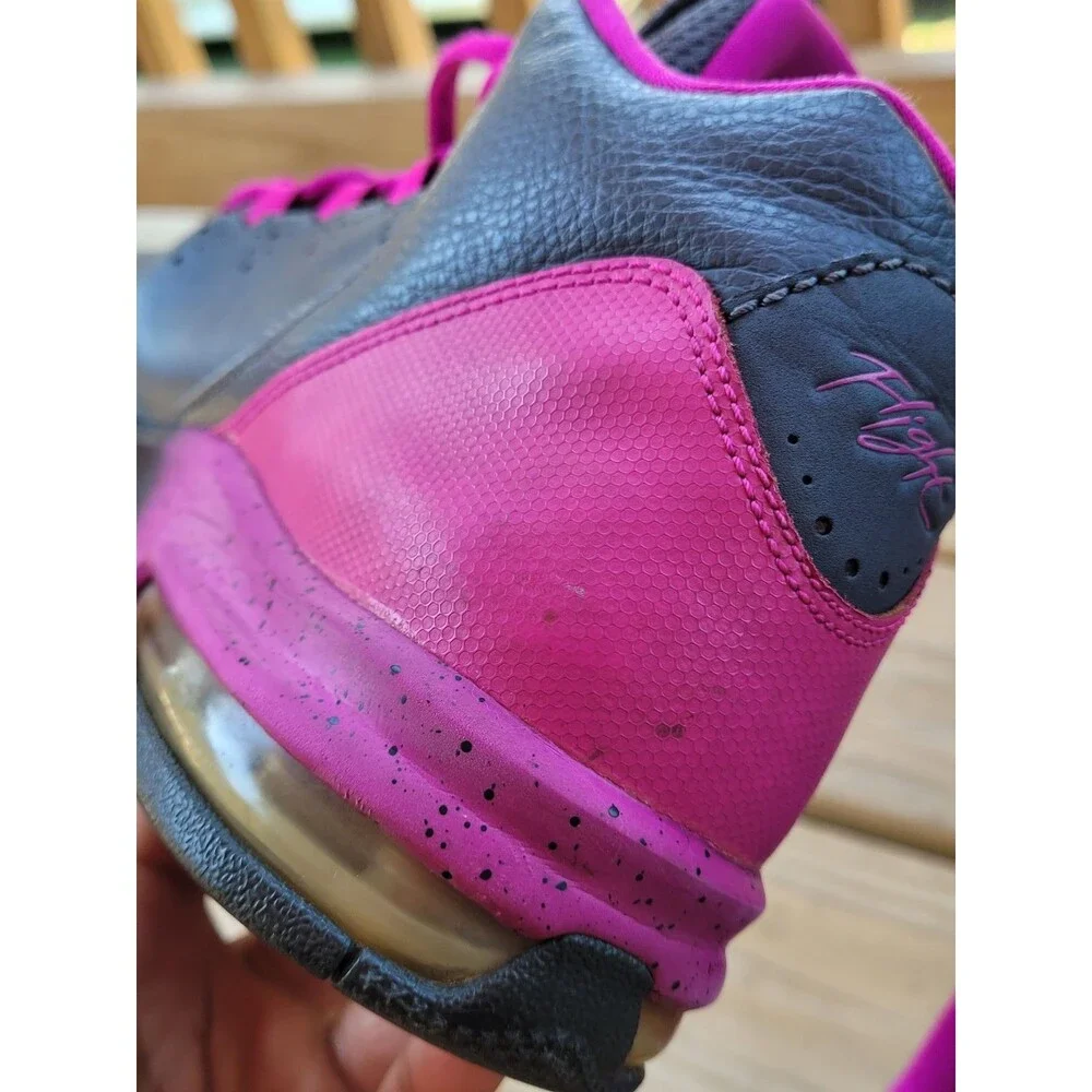 Jordan Flight Origin 2 GG Grey Fuchsia Pink Black 718075-006 Size 7